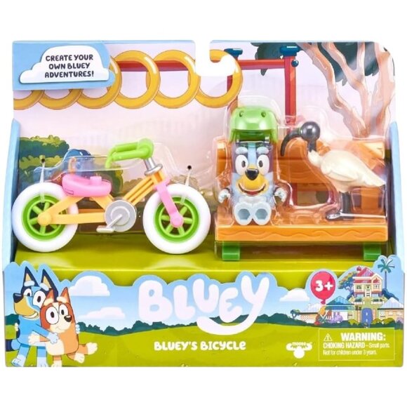 Bluey and Bicycle Figure Vehicle and Figure Pack - Picture 1 of 7